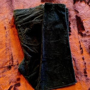 Old navy stretch velvet skinny “jeans” in navy blue